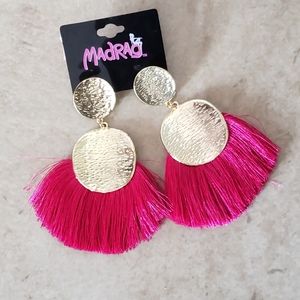 Nwt fuchsia earrings